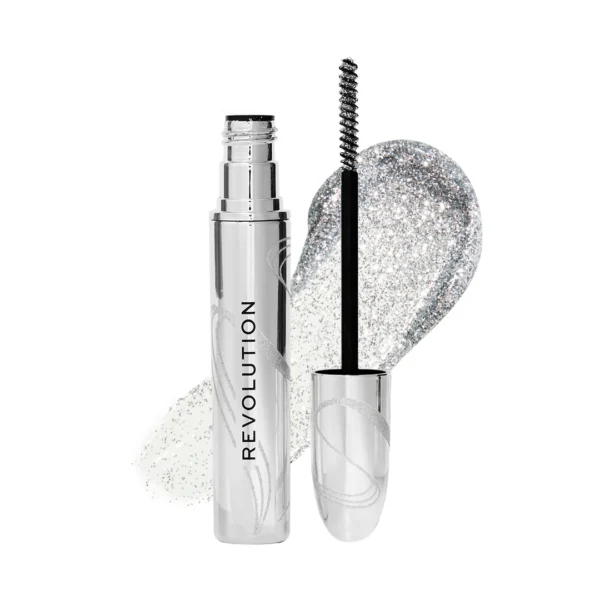 Revolution Metallic Muse Silver Glitter Top Coat Mascara