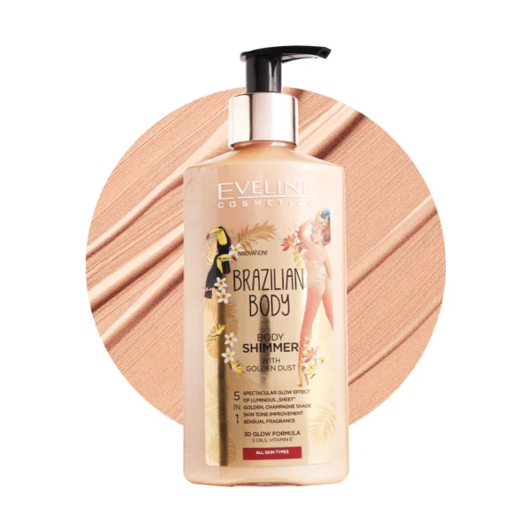 Eveline Cosmetics Brazilian Body Shimmer With Golden Dust 150 ml